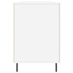 vidaXL Bureau blanc 140x50x75 cm bois d'ingénierie