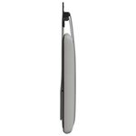 vidaXL Tête de lit suspendue Gris nuage tissu