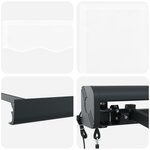 vidaXL Auvent Rétractable Automatique Blanc 400x300 cm