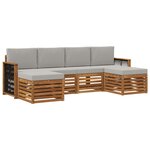 vidaXL Ensemble de canapés d'extérieur 5 pc