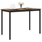 vidaXL Table de salle à manger / Table de repas Bois d'ingénierie