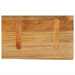 vidaXL Dessus de table à bord vivant 50x30x3 8 cm bois massif manguier
