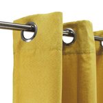 Rideau sueden 100% Polyester - Jaune - 140x250 cm