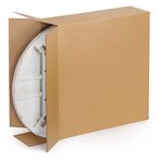 Caisse carton brune pour produit plat simple cannelure raja 60x25x60 cm (lot de 10)