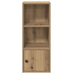 vidaXL Bibliothèque chêne artisanal 31x24x77 cm bois d'ingénierie