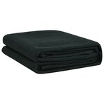 vidaXL Tapis de tente 400x500 cm Vert foncé PEHD