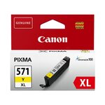 Canon pack de 1  cartouche d'encre  -  cli-571xl - jaune -  11 ml - 715 pages