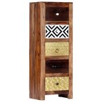 vidaXL Armoire latérale 40x30x110 cm Bois solide