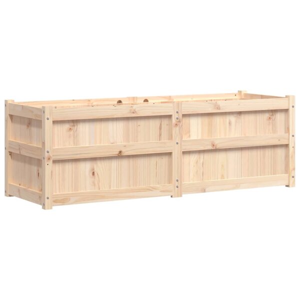 vidaXL Jardinière 150x50x50 cm bois de pin massif