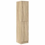 vidaXL Bureau avec rangement 2 Pièces Chêne Sonoma 78.5 x 37 x 154.5 cm