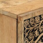 vidaXL Armoire latérale 40x33x110 cm bois massif de manguier