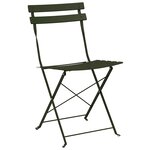 vidaXL Chaise de jardin pliante Pliant 2 Pièces Vert 42 x 46 x 82cm Acier
