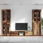 vidaXL Ensemble meuble TV FLORIN Bois ancien Bois d'ingénierie