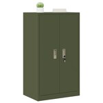 vidaXL Armoire de rangement Vert olive 60 x 40 x 105 cm Acier