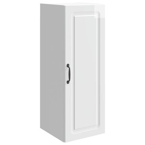 vidaXL Armoire Murale Blanc brillant 33 x 34 5 x 90 cm