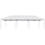 vidaXL Tente de réception pliable 3x9 m Blanc