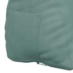 vidaXL Coussin de Dos Vert Mer 60 x 20 x 50 cm Tissu en velours côtelé