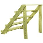 vidaXL Support de jardinière 80x80x80 cm Bois de pin imprégné