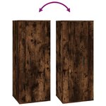 vidaXL Ensemble de meubles TV 6 Pièces Chêne fumé Bois d'ingénierie