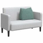 vidaXL Coussin de Dos Vert Mer 60 x 20 x 50 cm Tissu en velours côtelé