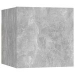 vidaXL Ensemble de meubles TV 6 Pièces Gris béton Bois d'ingénierie