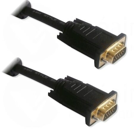 LINEAIRE Câble VGA mâle / mâle - Connecteurs dorés - 10m