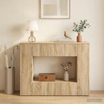 vidaXL Table console Chêne Sonoma 101 x 29 x 74 cm Bois d’ingénierie