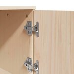 vidaXL Buffet haut 67x40x108 5 cm Bois massif de pin