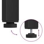 vidaXL Table de bar Naturel 110 x 55 x 105 cm Bois de pin massif