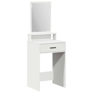 vidaXL Table de Toilette Blanc 50 x 41 x 140 cm Bois d'ingénierie
