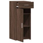 vidaXL Buffet chêne marron 40x42 5x93 cm bois d'ingénierie