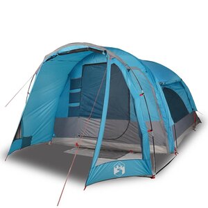 vidaXL Tente familiale 6 personnes bleu imperméable