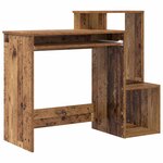 vidaXL Bureau Bois ancien 106 x 40 x 88.5 cm Bois d'ingénierie