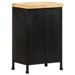 vidaXL Buffet 47x35x76 cm Bois de manguier brut