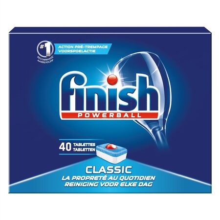 Pastilles Lave-Vaisselle Powerball Classic - 40 Tablettes Lave-Vaisselle  FINISH - La Poste