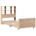 vidaXL Cadre de lit sans matelas 90x190 cm bois de pin massif
