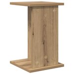 vidaXL Support de Plante 2 pièces Chêne artisanal 25 x 25 5 x 40 5 cm