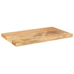vidaXL Dessus de table 60x30x2 5 cm rectangulaire bois massif manguier