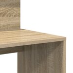 vidaXL Bureau avec Rangement Chêne Sonoma 90x48x101.5 cm Bois d'ingénierie