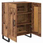 vidaXL Buffet Bois Ancien 69 5 x 34 x 90 cm Bois d'ingénierie et fer