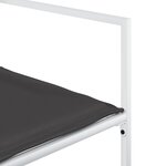 vidaXL Ensemble à manger de jardin avec coussins 17Pièces blanc textilène