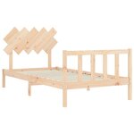 vidaXL Cadre de lit sans matelas 100x200 cm bois massif de pin