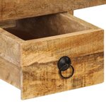 vidaXL Bureau avec 2 tiroirs 110x50x77 cm Bois solide de manguier