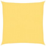 vidaXL Voile de parasol PEHD Carré 2 x 2 m Beige