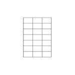 Office star boite de 2100 étiquettes multi-usage blanches 70x42mm os43652 avery zweckform