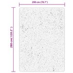 vidaXL Tapis ARBIZU intérieur extérieur design vintage 200x280 cm