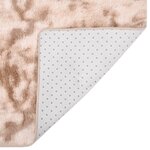 Vidaxl tapis à poils longs crème 170x120 cm