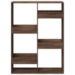 vidaXL Cloison de séparation chêne marron 100x33x135cm bois ingénierie