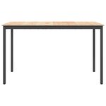 vidaXL Table de bar Naturel 110 x 55 x 105 cm Bois de pin massif