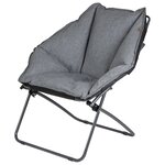 Bo-Camp Chaise de camping Silvertown Gris